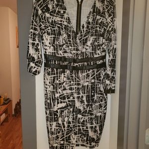 Black and white dress